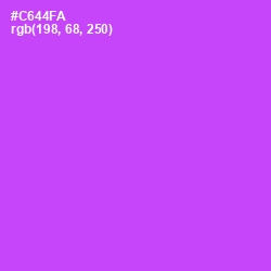 #C644FA - Heliotrope Color Image