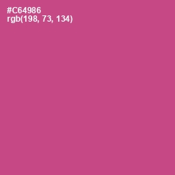 #C64986 - Mulberry Color Image