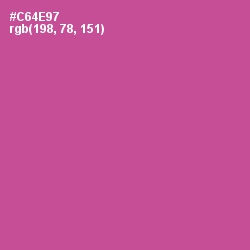 #C64E97 - Mulberry Color Image