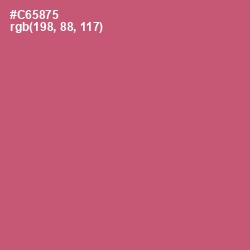 #C65875 - Cranberry Color Image