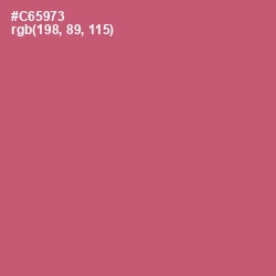 #C65973 - Cranberry Color Image