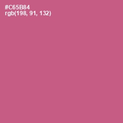 #C65B84 - Mulberry Color Image