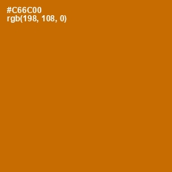 #C66C00 - Indochine Color Image