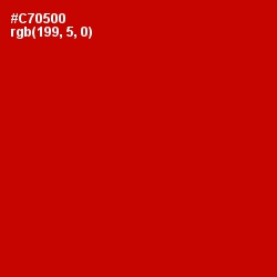 #C70500 - Monza Color Image