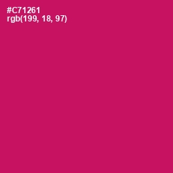 #C71261 - Razzmatazz Color Image