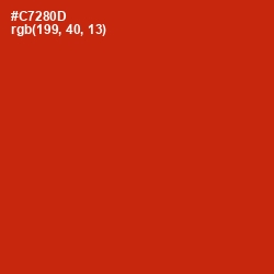 #C7280D - Thunderbird Color Image