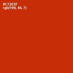 #C72E07 - Thunderbird Color Image