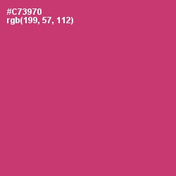 #C73970 - Cerise Red Color Image