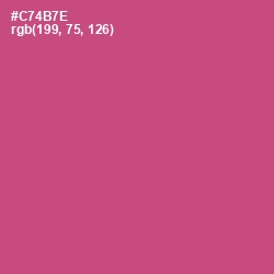 #C74B7E - Cranberry Color Image