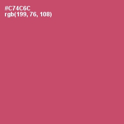 #C74C6C - Cabaret Color Image