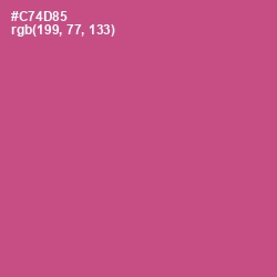 #C74D85 - Mulberry Color Image