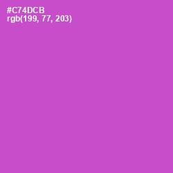 #C74DCB - Fuchsia Pink Color Image