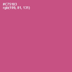 #C75183 - Mulberry Color Image