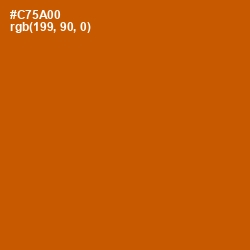 #C75A00 - Tenn Color Image