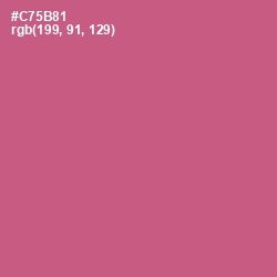 #C75B81 - Mulberry Color Image