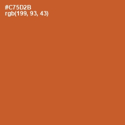 #C75D2B - Flame Pea Color Image