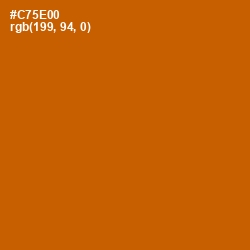 #C75E00 - Tenn Color Image