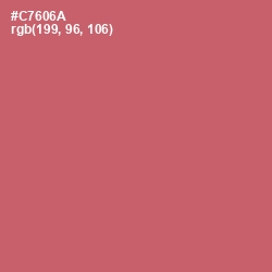 #C7606A - Contessa Color Image