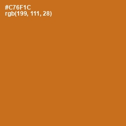 #C76F1C - Hot Cinnamon Color Image