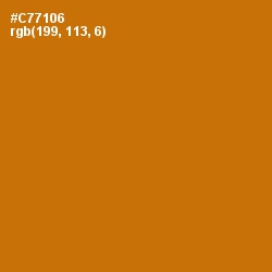 #C77106 - Indochine Color Image