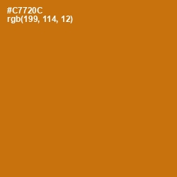 #C7720C - Indochine Color Image