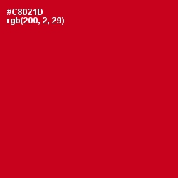 #C8021D - Monza Color Image