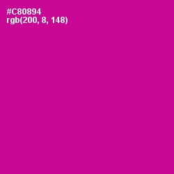 #C80894 - Red Violet Color Image