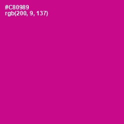 #C80989 - Red Violet Color Image