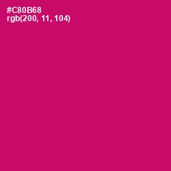 #C80B68 - Razzmatazz Color Image