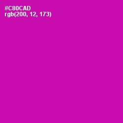 #C80CAD - Red Violet Color Image