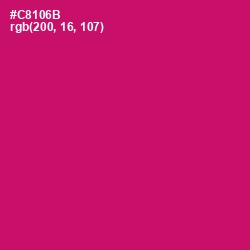 #C8106B - Razzmatazz Color Image