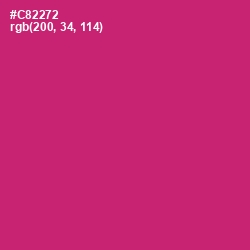 #C82272 - Cerise Red Color Image