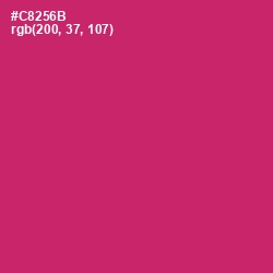 #C8256B - Cerise Red Color Image