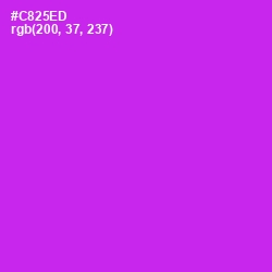 #C825ED - Razzle Dazzle Rose Color Image