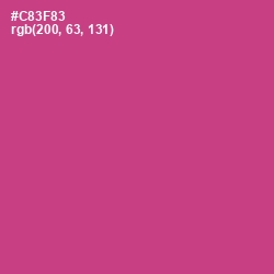 #C83F83 - Cerise Color Image