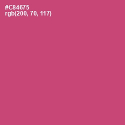 #C84675 - Cabaret Color Image