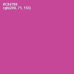 #C84799 - Mulberry Color Image