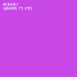 #C847E7 - Fuchsia Pink Color Image