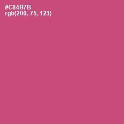 #C84B7B - Cabaret Color Image