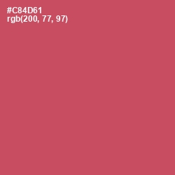 #C84D61 - Cabaret Color Image