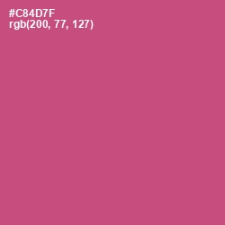 #C84D7F - Cranberry Color Image