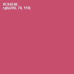 #C84E6E - Cabaret Color Image