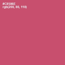 #C8506E - Cabaret Color Image