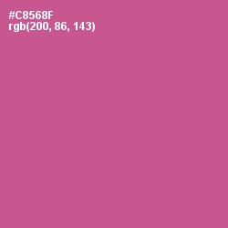 #C8568F - Mulberry Color Image