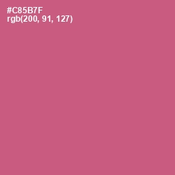 #C85B7F - Cranberry Color Image