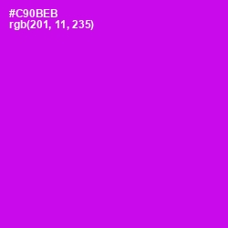 #C90BEB - Magenta / Fuchsia Color Image