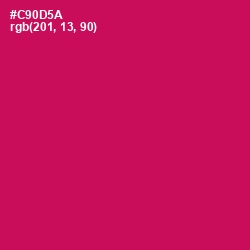 #C90D5A - Razzmatazz Color Image