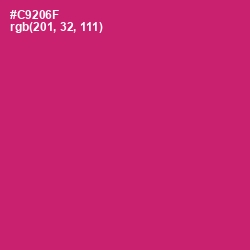 #C9206F - Cerise Red Color Image