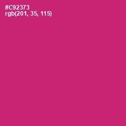 #C92373 - Cerise Red Color Image