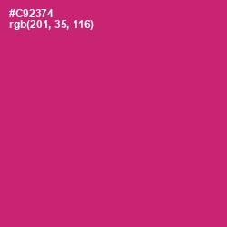 #C92374 - Cerise Red Color Image